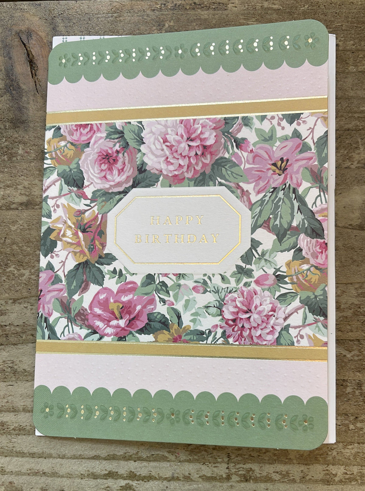 Birthday Card: Gold Foil Aveline Laura Ashley - Ohh Deer