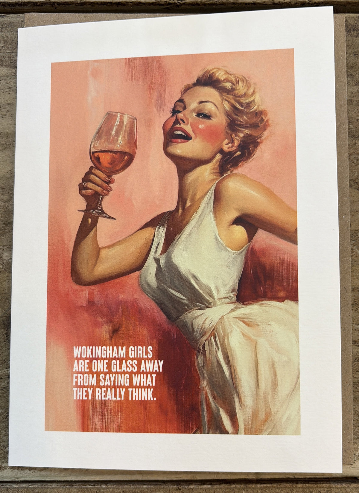 Birthday Card: Wokingham Girls Saying What They Think - Timmy Loves