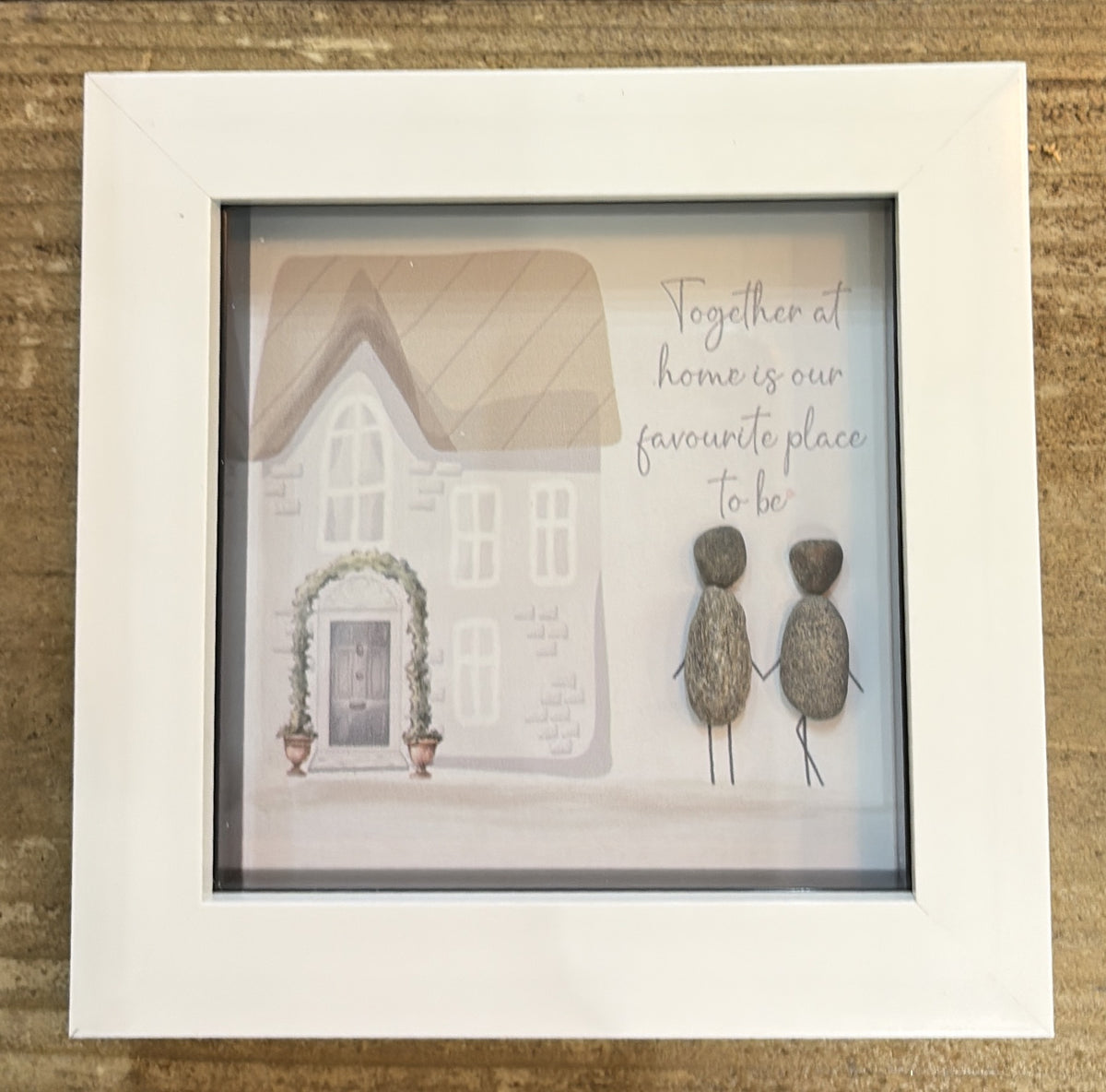 Pebble Picture: Home - Favourite - White Box Frame - La de Da Living