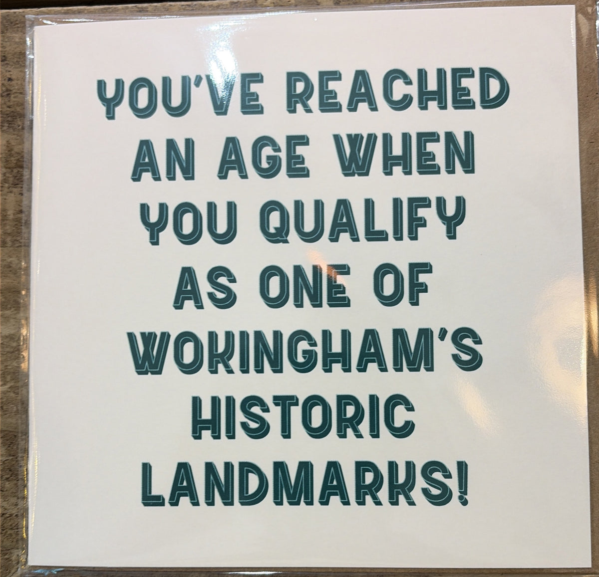 Birthday Card: Historic Landmark Wokingham  - Timmy Loves