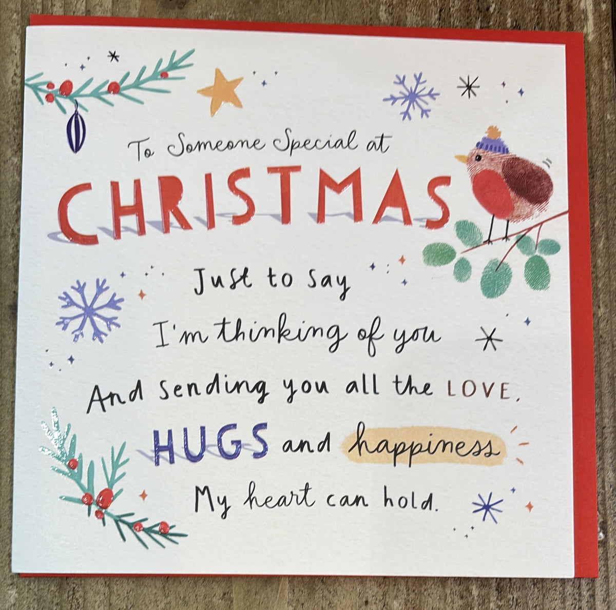 Christmas Card: To Someone Special At Christmas - Pigment