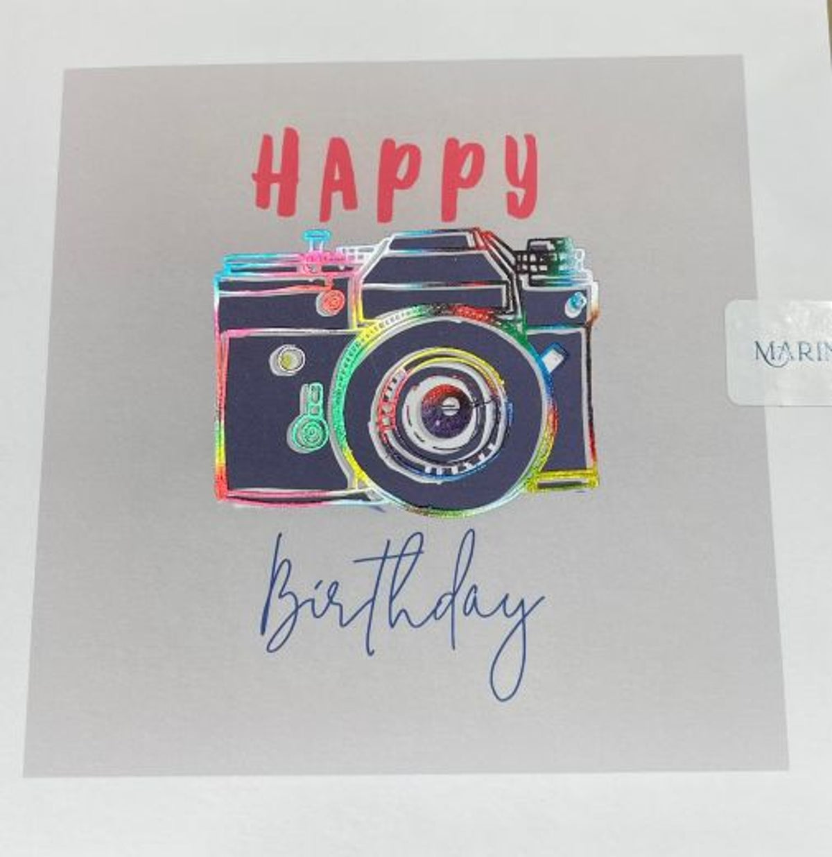 Birthday Card: Popsie Wopsie Foil Camera - Marina B