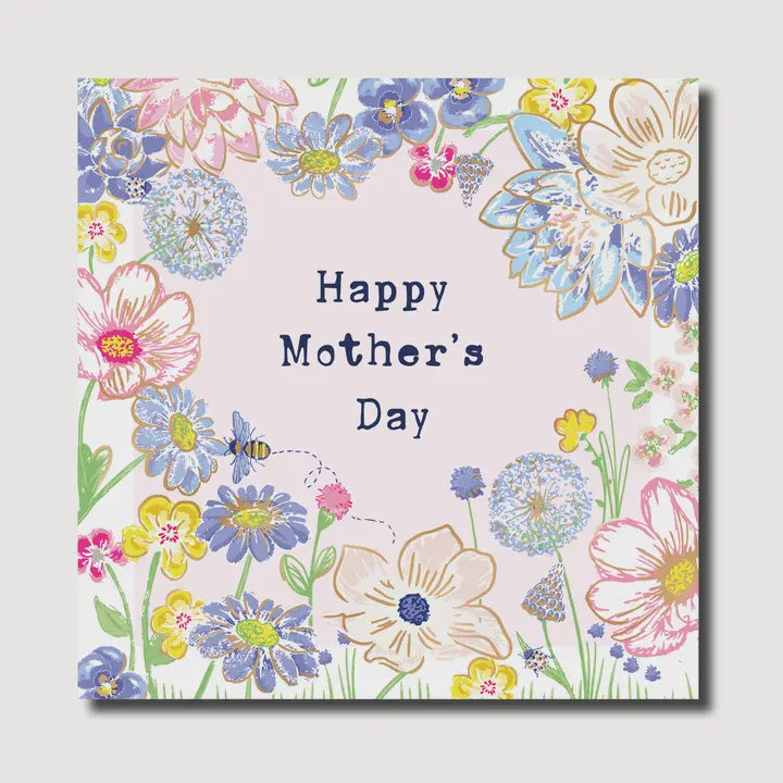 Mother's Day Card: Lots Of Flowers - Pink  - Marina B