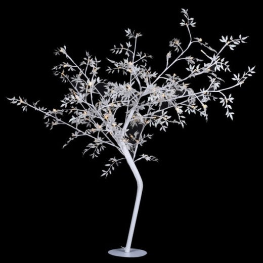 Christmas / Easter Tree: LED Leaf Small Tree - White