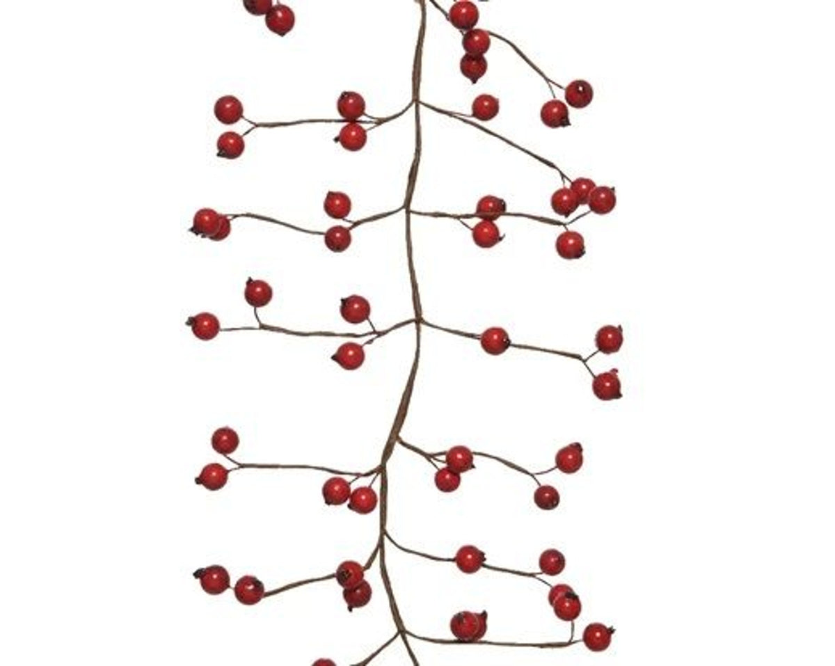 Christmas Garland: Foam Berry 1.8m - Red