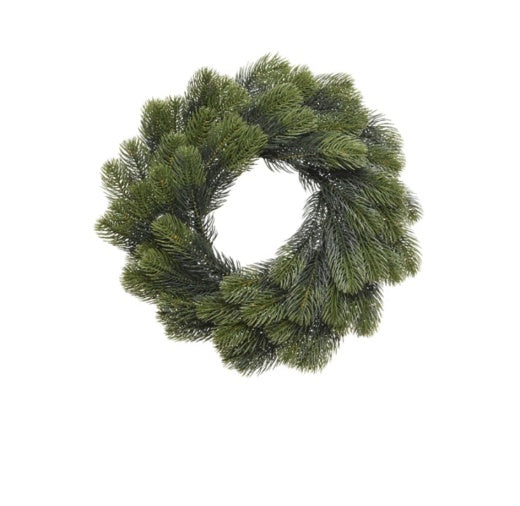 Christmas Wreath: Faux Foliage Large 40cm Pine Winnipeg Outdoor - Green
