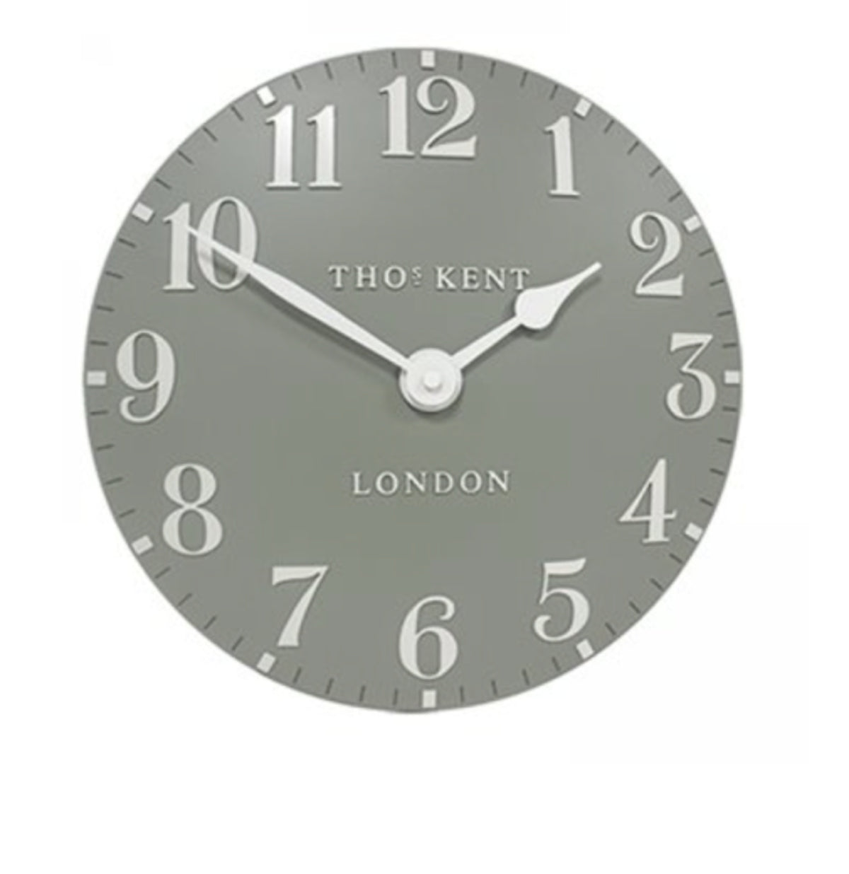 Clock: Wall Resin Arabic 20inch - Seagrass Green - Thomas Kent