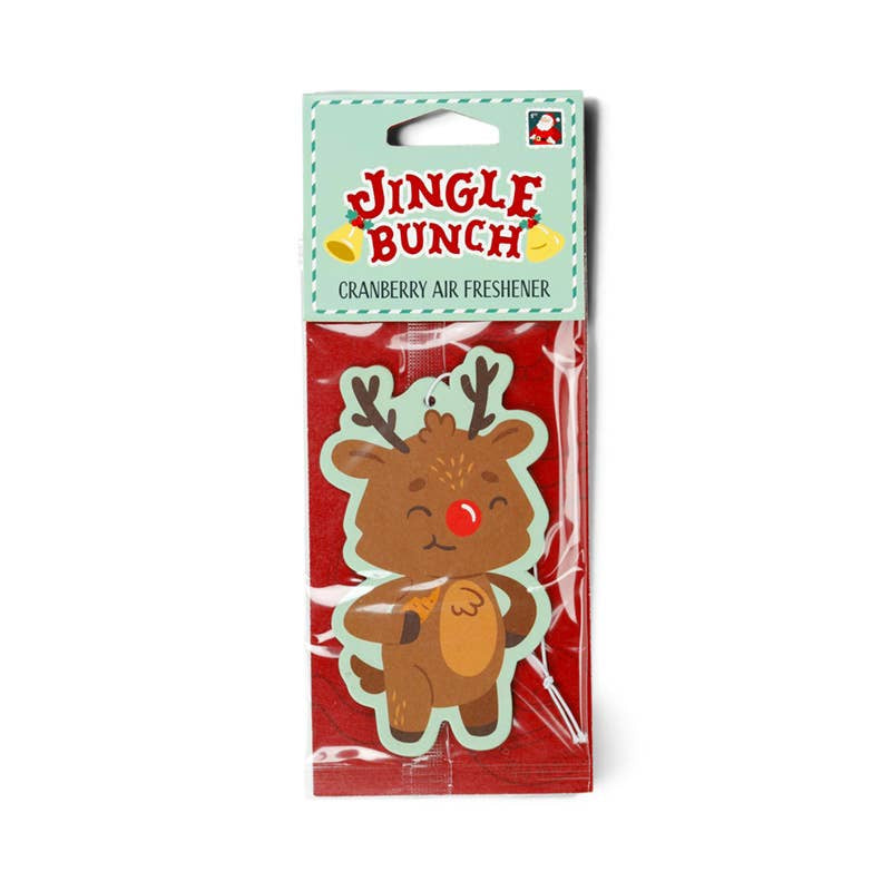 Air Freshener: Christmas Reindeer Cranberry Jingle Bunch - Puckator