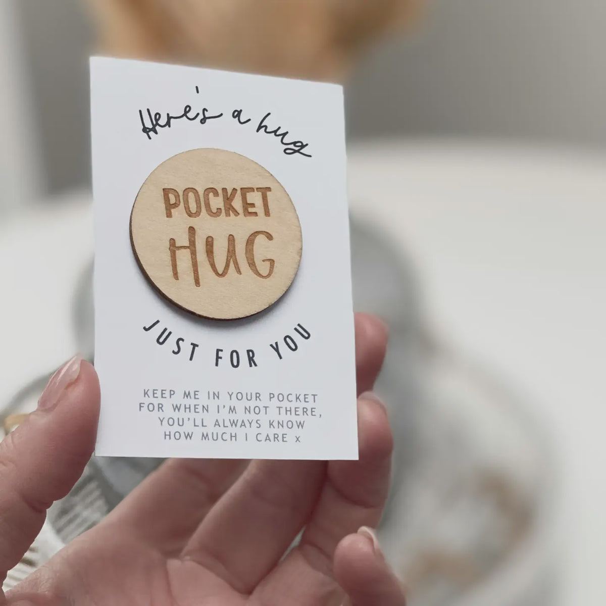 Pocket Hug: Token Here's A Hug Just For You - Jodie Gaul & Co