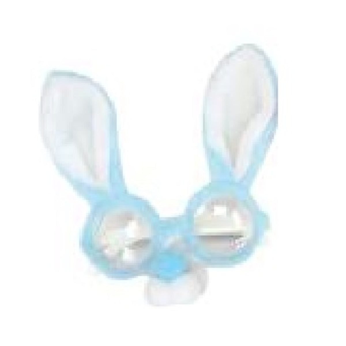 Easter Bunny Glasses: Fabric Fur with nose Ears - Blue - Gisela Graham