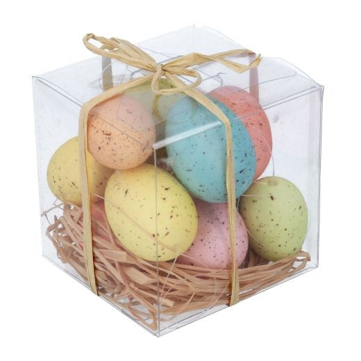 Easter Hanging Dec: Acrylic  Egg Individual - Pastel - Gisela Graham