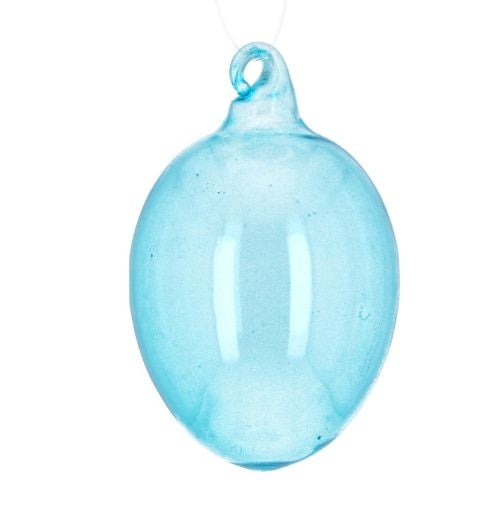 Easter Hanging Dec: Glass Egg Pastel - Various - Gisela Graham