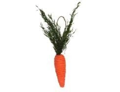 Easter Hanging Dec: Paper Carrots Grass - Orange - Gisela Graham