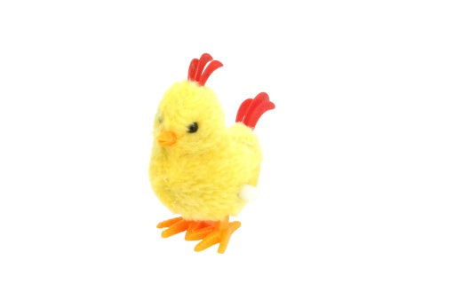 Easter Toy: Plush Wind Up Chick - Yellow - Gisela Graham