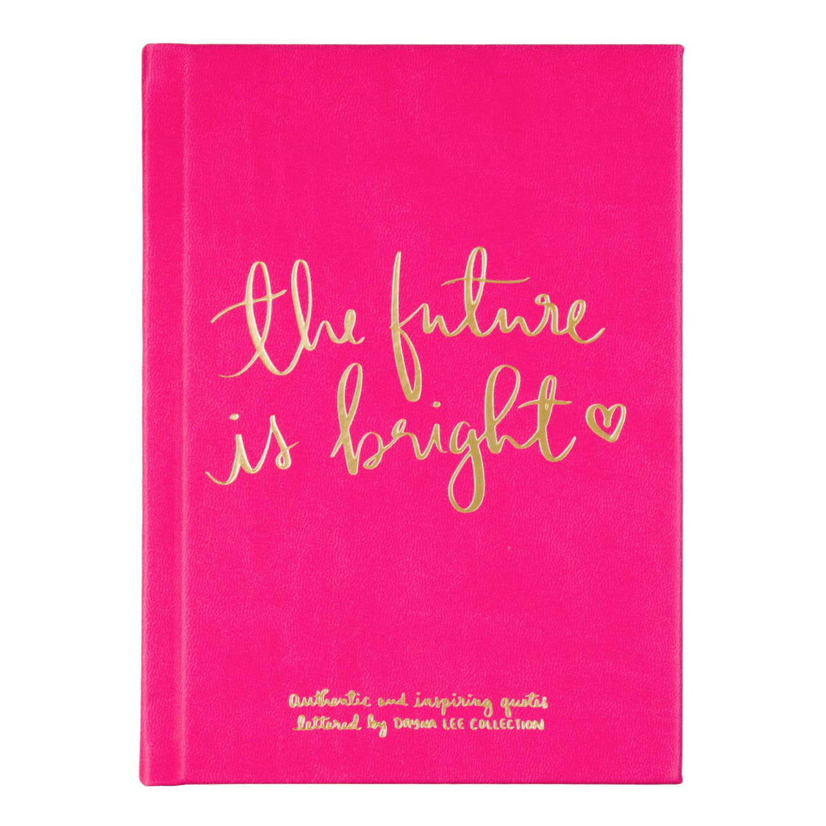 Journal: Guided Hardcover Future Is Bright - Pink - Oli Olsen
