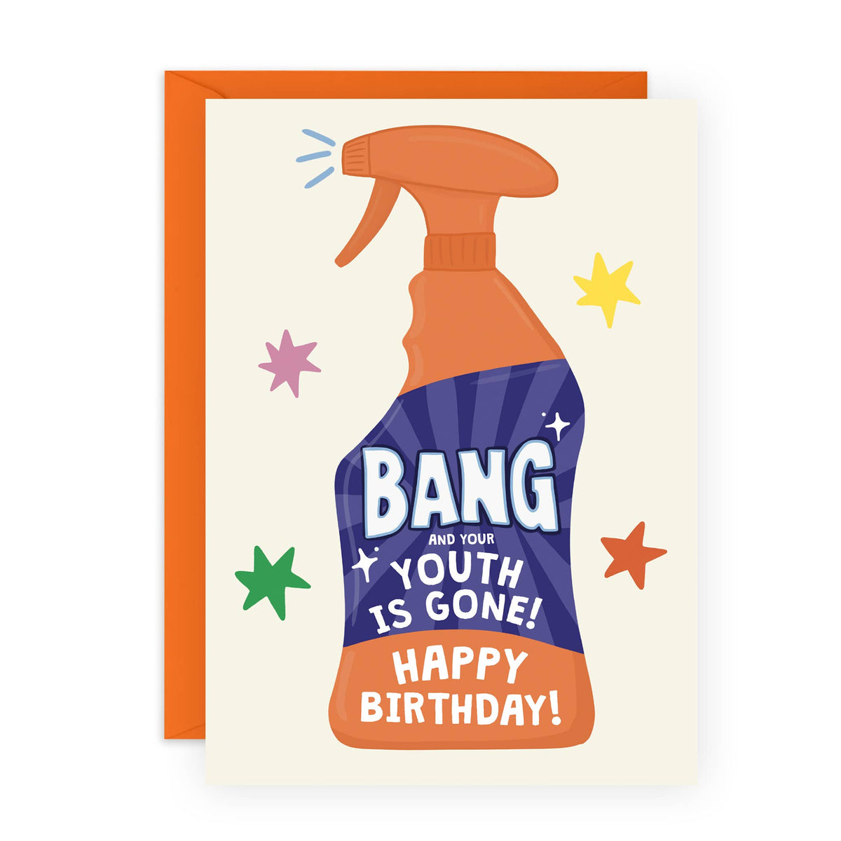 Birthday Card: BANG AND YOUR YOUTH IS GONE  - Central 23 Cards