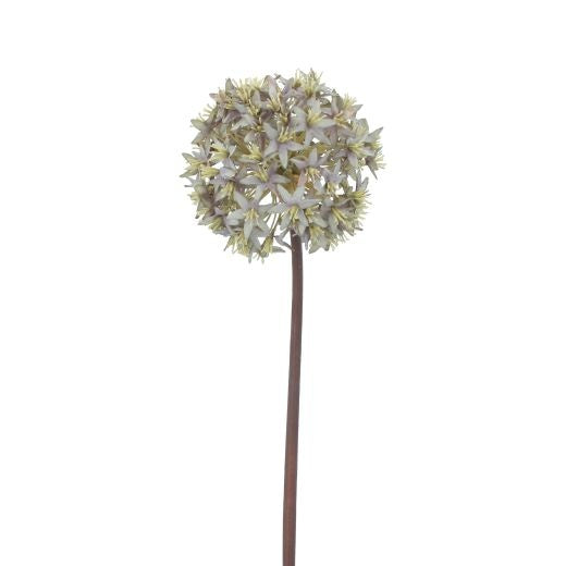 Faux Flower Stem: Allium Round - Blue - Gisela Graham