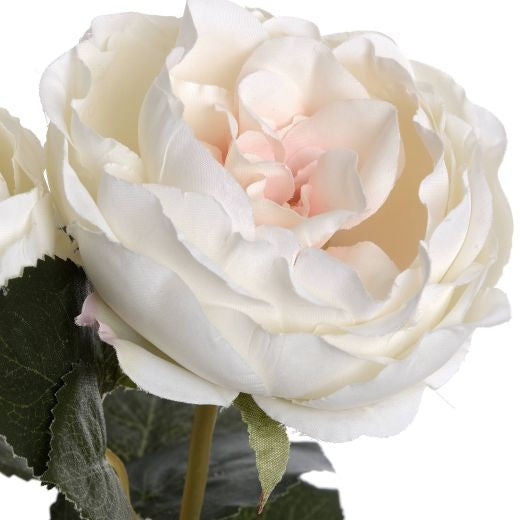 Faux Stem: Flower Rose Garden - Blush Pink
