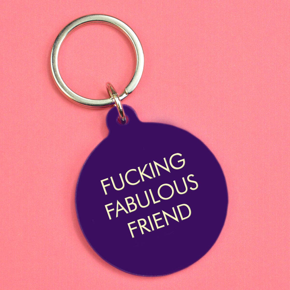 Key Ring: Fucking Fabulous Friend - Purple  - Flamingo Candles