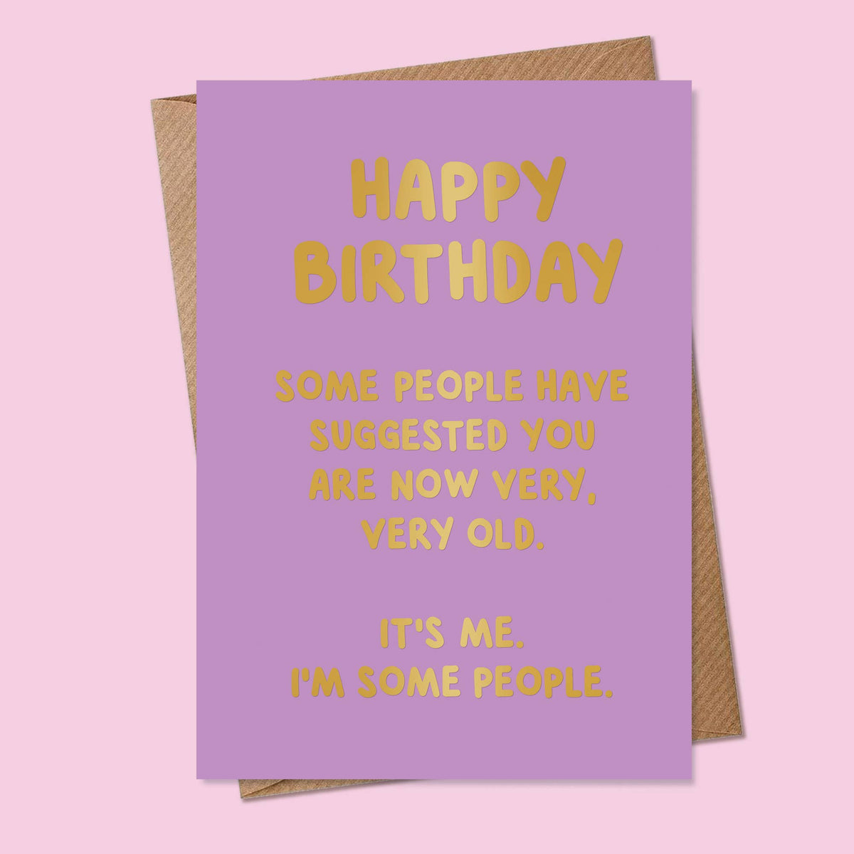 Birthday Card: You Are Very Old  - MarcoLooks