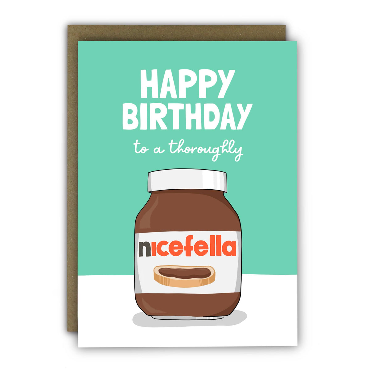 Birthday Card: Happy Birthday To The Nice Fella  - Running With Scissors