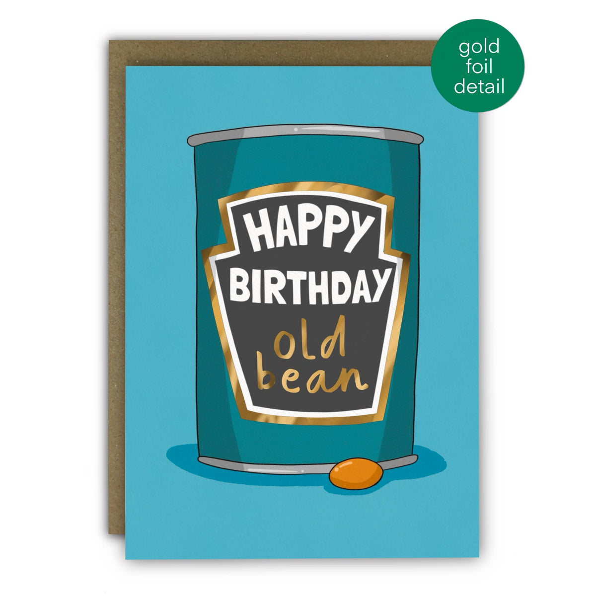 Birthday Card: Old Bean - Running With Scissors