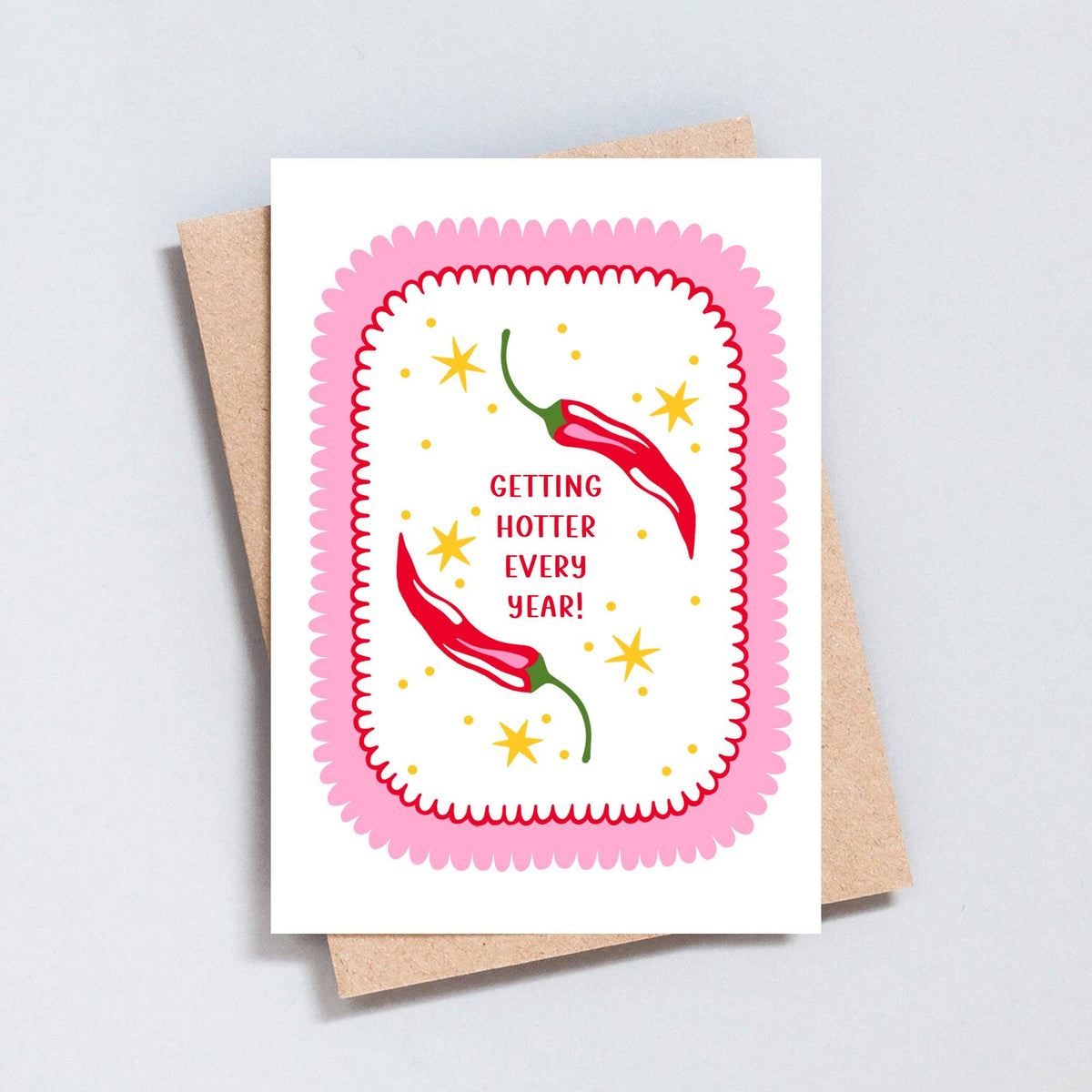 Birthday Card: Getting Hotter Every Year - The Type Club