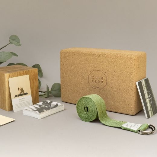 Gift Set Yoga Cards Block and Strap - Cahm Club
