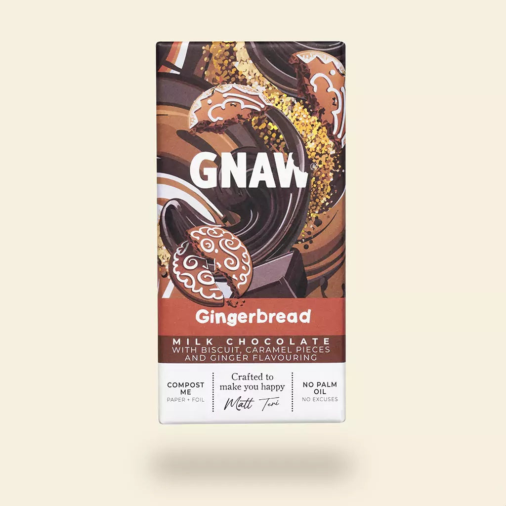 Chocolate Bar: Milk Chocolate Gingerbread - GNAW