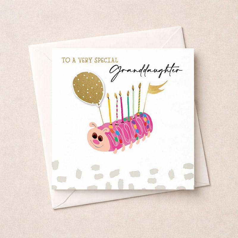GRANDDAUGHTER Card: To A Special Granddaughter Colin The Caterpillar Cake  - Hammond Gower