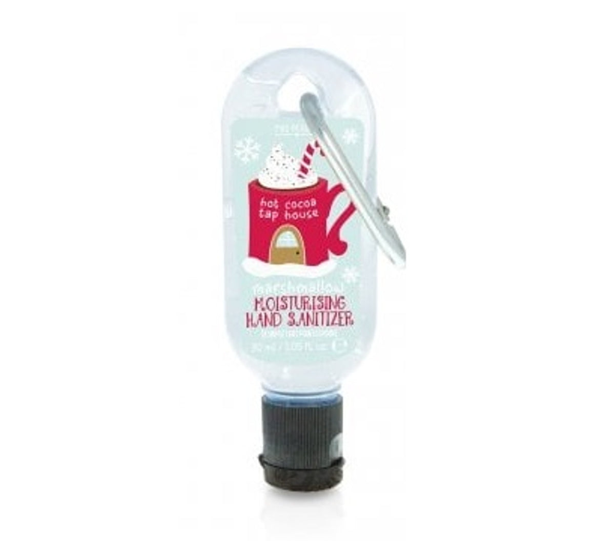 Christmas Hand Sanitizer: Moisturising Sanitizer Gel Clip & Clean Cocoa - Marshmallow