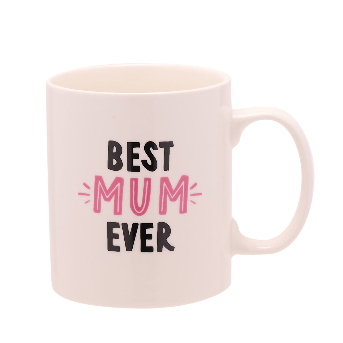 Mug: Bone China Best Mum - Pink - Hullabaloo