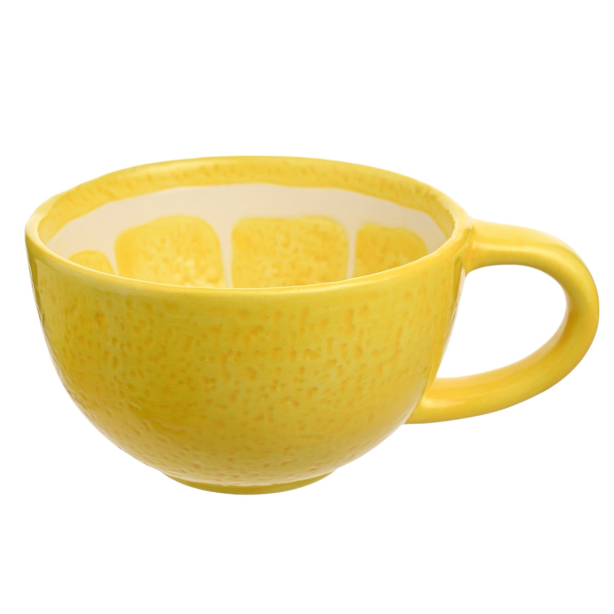 Mug: Ceramic Lemon Slice - Yellow - Hestia