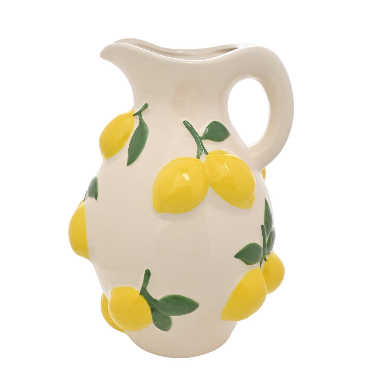 Jug: Ceramic Vase With Lemons - Heista