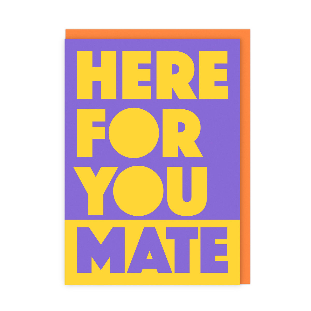 Sympathy Card: Here For You Mate - LoveLostDiscoballs