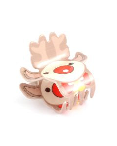 Christmas Hair Clip: Reindeer Claw Design