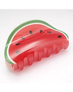Hair Clip: Watermelon Claw Design