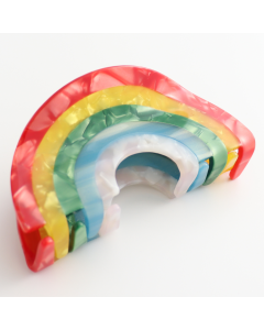 Hair Clip: Rainbow Claw Design