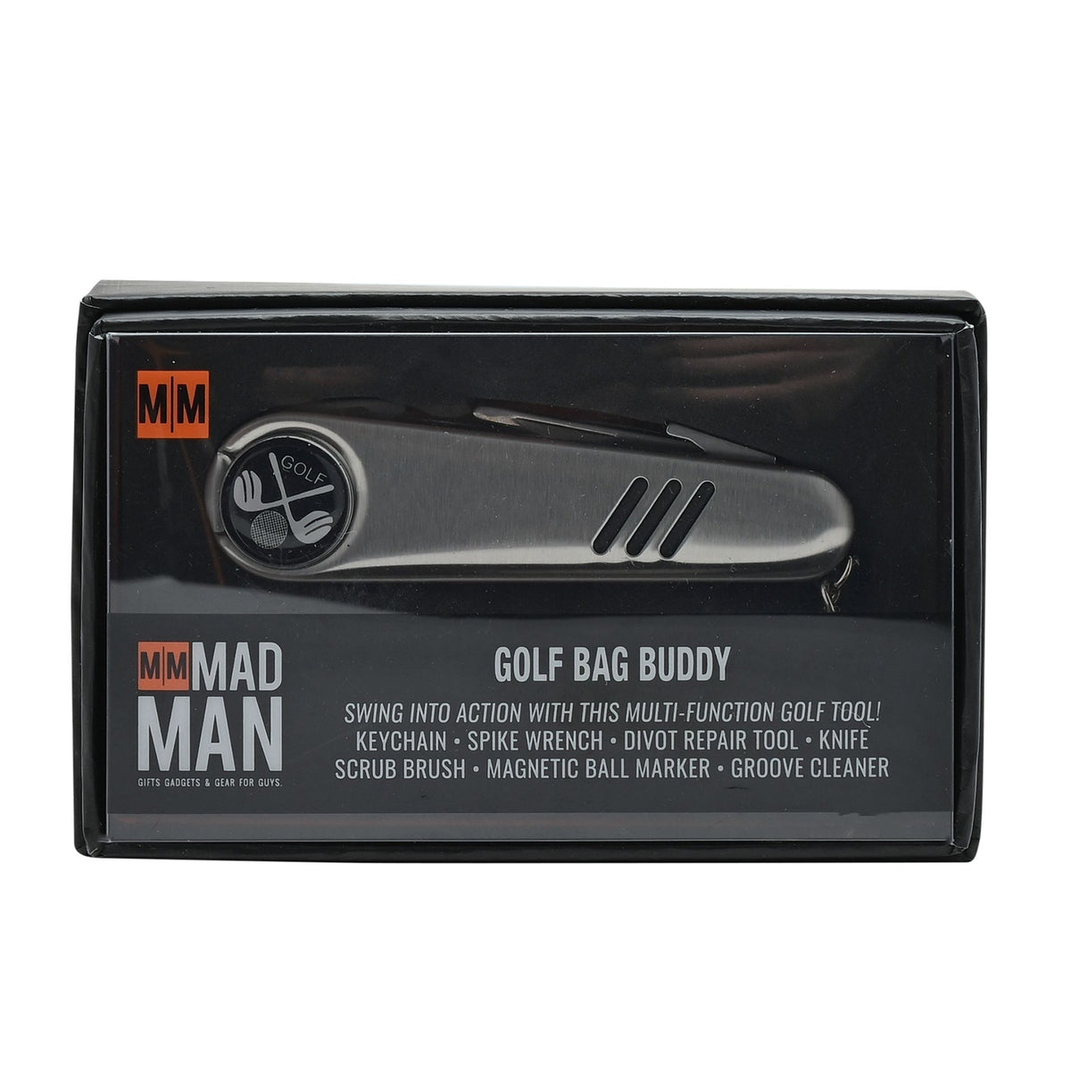 Golf Tool: Golf Bag Buddy Tool - Mad Man