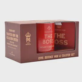 Mug And Coaster Set: The Boss - Harvey Makin