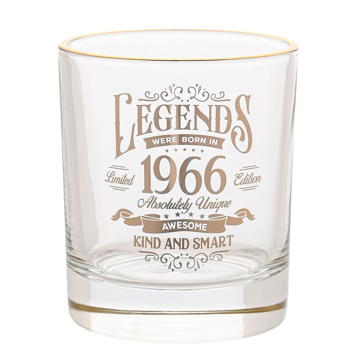 Tumbler: Legend Glass Age Year - Various - Harvey Makin