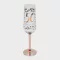 Champagne Glass: Age 50 Birthday Wooo- Rose Gold - Widdops