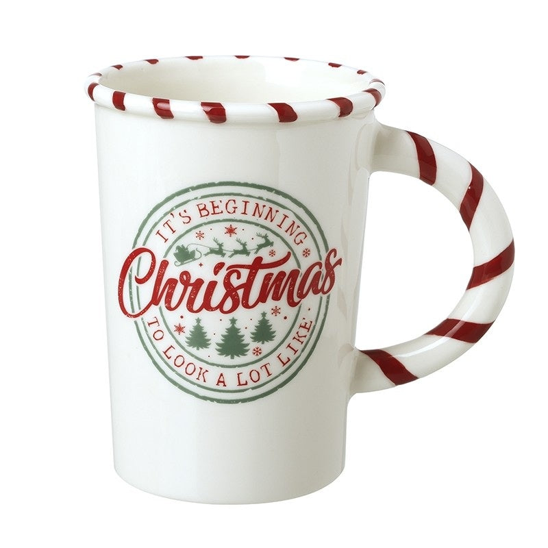 Christmas Mug: Ceramic It's Beginning To Look Like Christmas  - Heaven sends