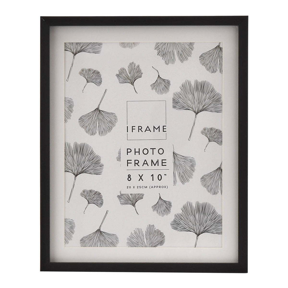 Photo Frame: Simple Mounted 8 x 10 - Black - Impressions