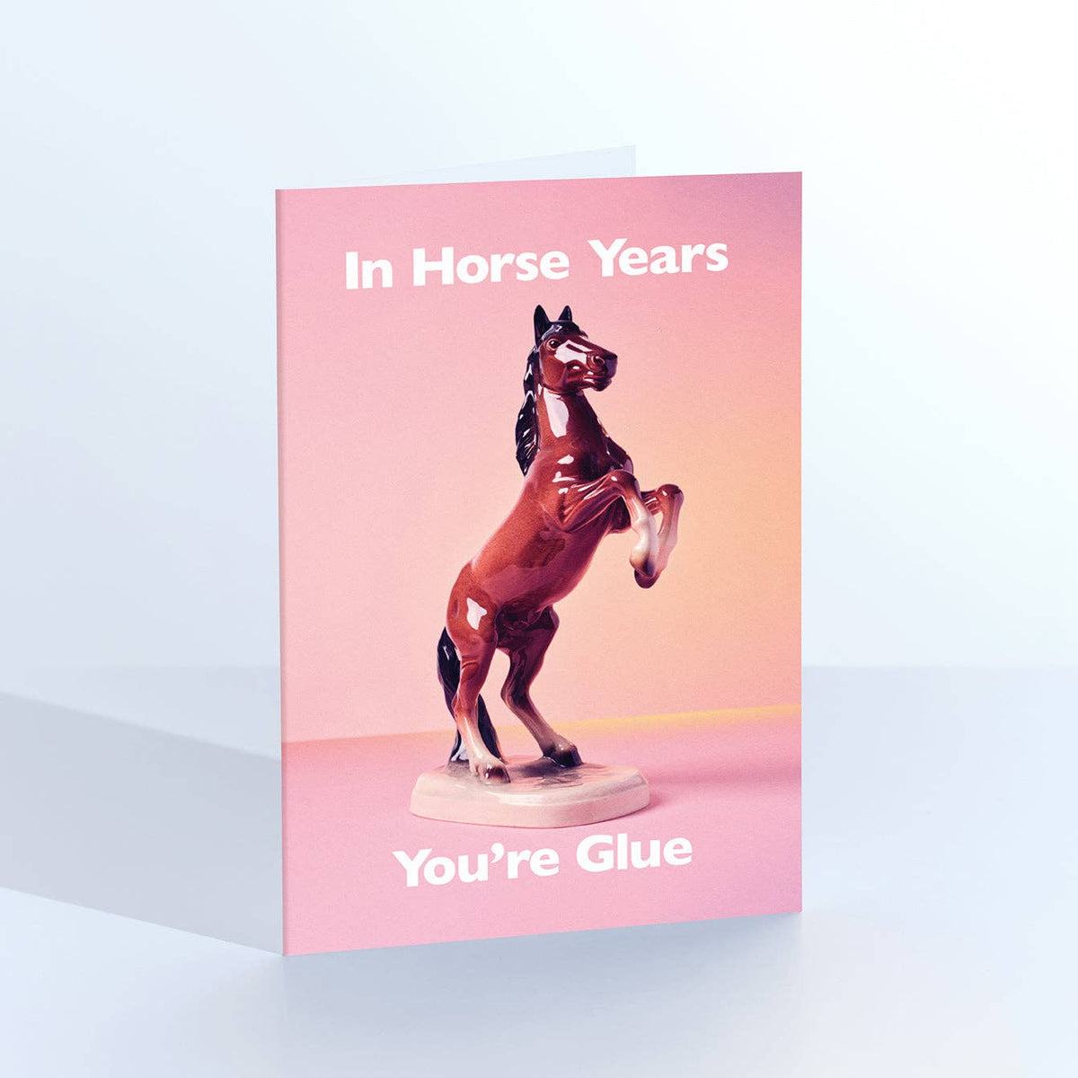 Birthday Card: In Horse Years - Ornament Art