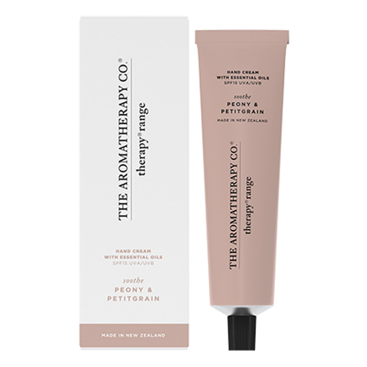 Hand Cream Soothe Therapy SPF15 Peony & Petitgrain 80ml  - Pink