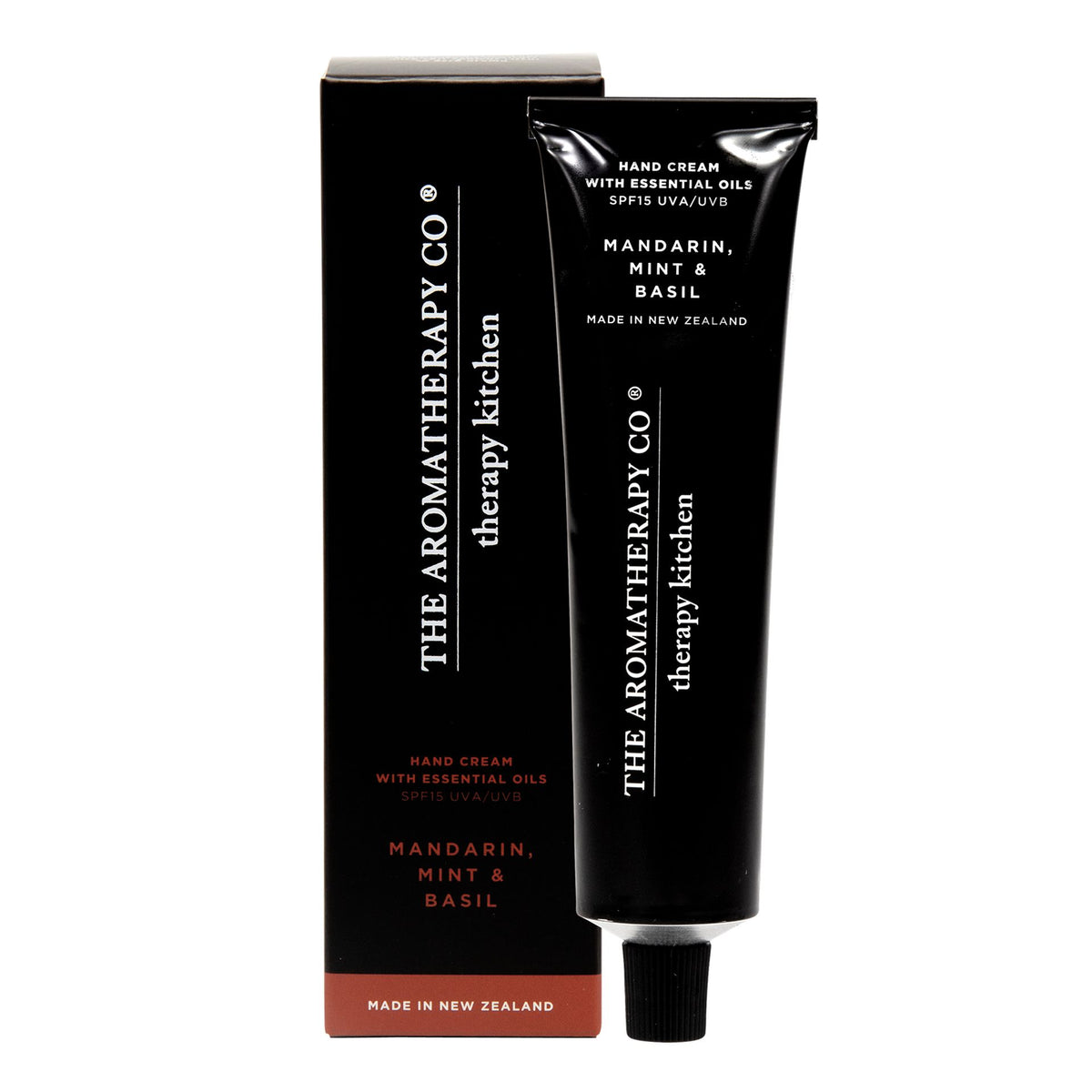 Hand Cream Uplift Therapy SP15 Mandarin Mint & Basil  80ml - Black - Aromatherapy Co
