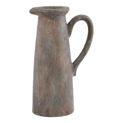 Jug Vase: Ceramic Siena Tall - Brown - Hill Interiors