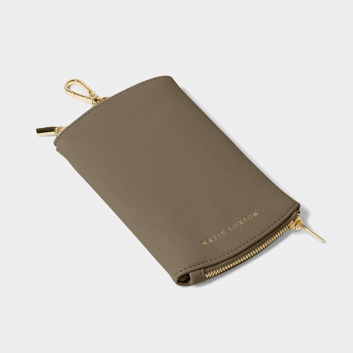 Glasses Case: Soft Vegan Leather 2 Pairs CLIP ON - Mink - Katie Loxton