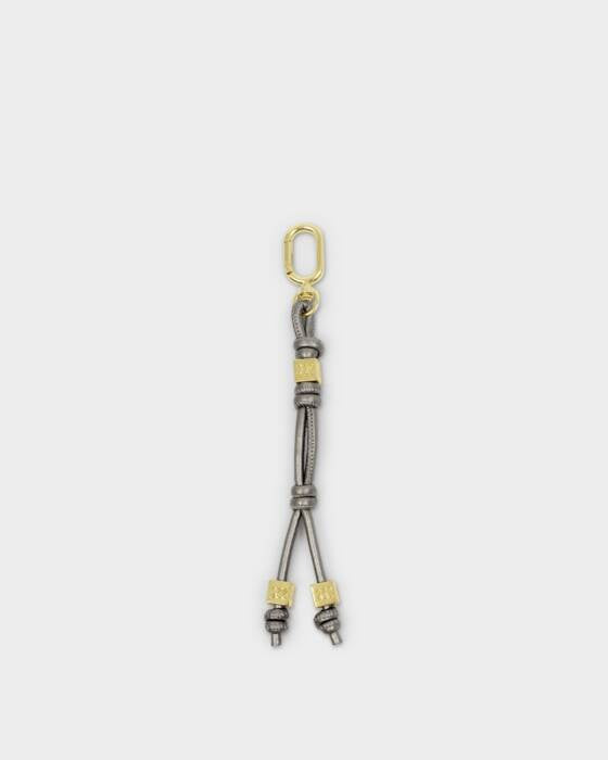 Keyring : Bag Charm Soft Vegan Leather GIA - Pewter - Katie Loxton
